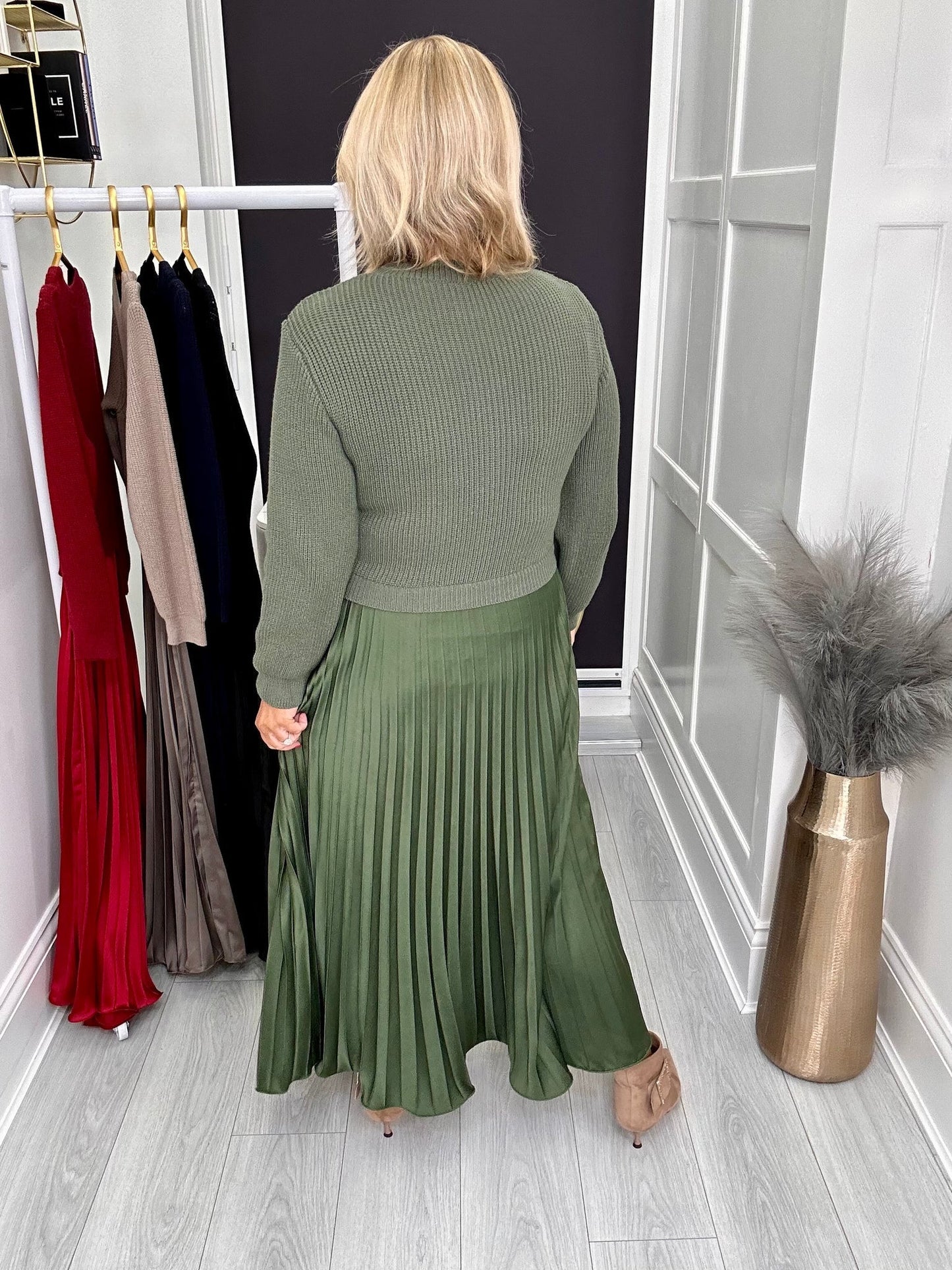 Sophia | Unieke winterjurk met rokdetail - Voor een slanke, stijlvolle look