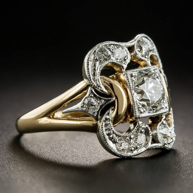 Linnea™ | Vintage Guld Ring med Zirkoner