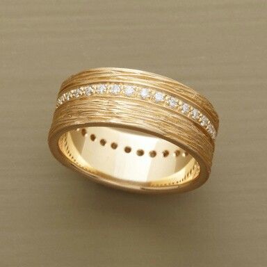 Signe™ | Vintage fin guldring med zirkonia