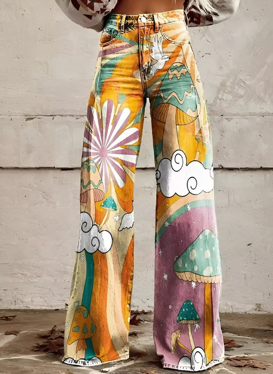 Johanna™ | Boheemi vintage-housut, jotka henkii vapautta