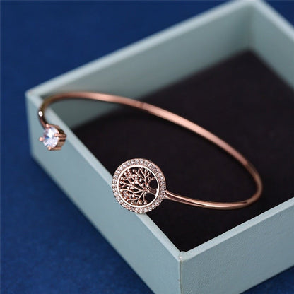 Signe™ | Justerbart armband med livets träd
