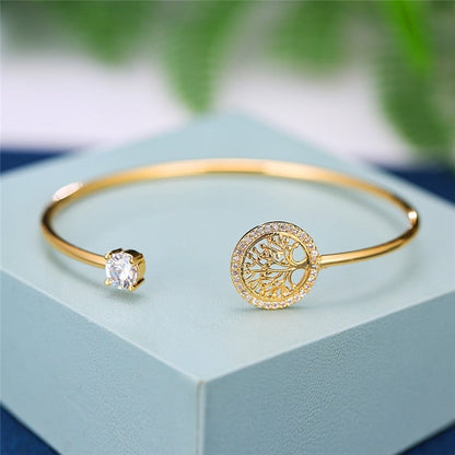 Signe™ | Justerbart armband med livets träd