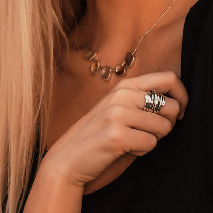 Elsa™ | Vintage Tjock Lagersilverring