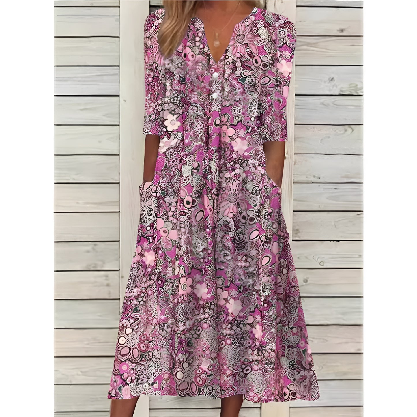 Evi™ | Raikas Kevätmekko Eleganssia ja Itsevarmuutta Varten