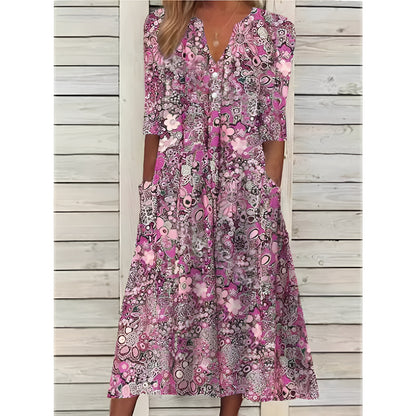 Evi™ | Raikas Kevätmekko Eleganssia ja Itsevarmuutta Varten