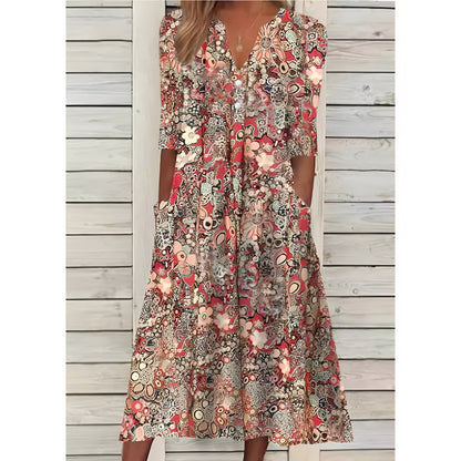 Evi™ | Raikas Kevätmekko Eleganssia ja Itsevarmuutta Varten