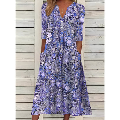 Evi™ | Raikas Kevätmekko Eleganssia ja Itsevarmuutta Varten