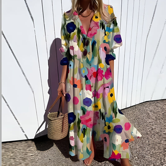 Anneli™ | Boho-chic mekko, joka hengittää vapautta