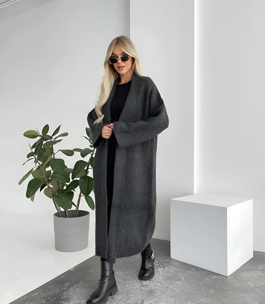 Hilma™ | Elegantti Neulejakku – V-kaula-aukko & Lepakkohihat