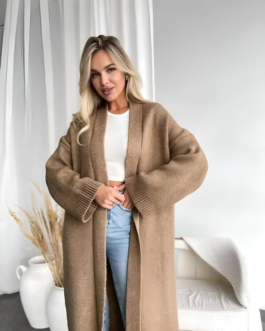 Hilma™ | Elegantti Neulejakku – V-kaula-aukko & Lepakkohihat