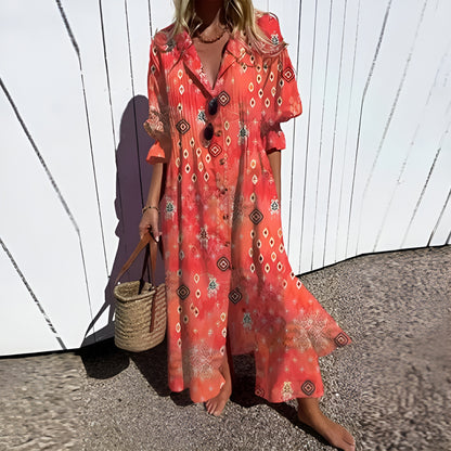 Anneli™ | Boho-chic mekko, joka hengittää vapautta