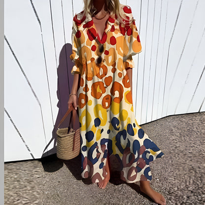Anneli™ | Boho-chic mekko, joka hengittää vapautta