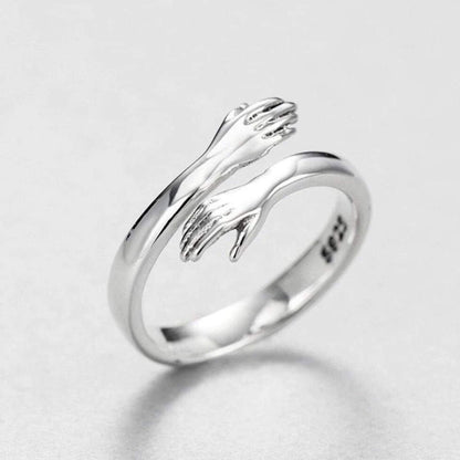 Agnes™ | Justerbar silver huggerring
