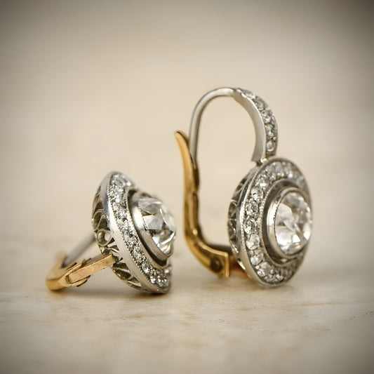 Sofia™ | Vintage silverörhängen med zirkonia
