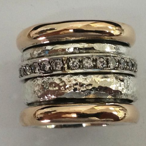 Elin™ | Tjock vintage guldring