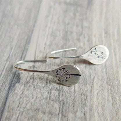 Birgitta™ | Sterling Silver Dandelion Earrings